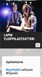 Mobile Screenshot of lapinylioppilasteatteri.net